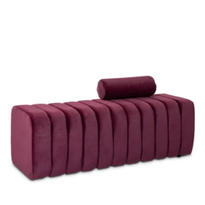 Alternative view of LieVin Fluted Ottoman